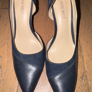 Nine West Navy Blue Alvaa D’Orsay Pumps
